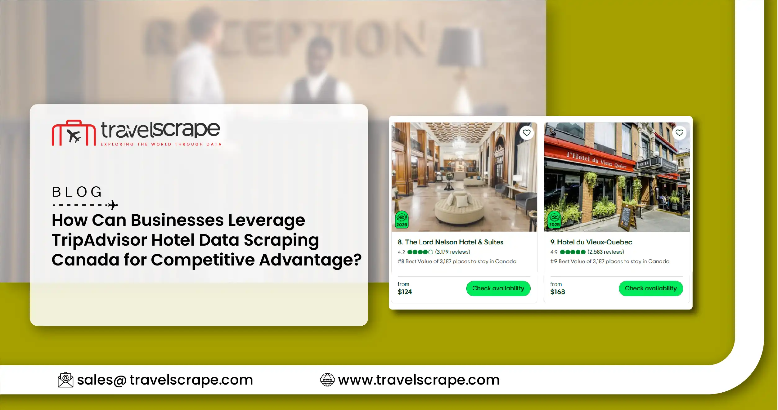 Leverage TripAdvisor Hotel Data Scraping Canada